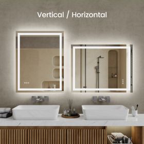 48 Inch X 36 Inch LED Bathroom Mirror