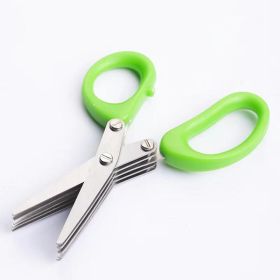 Multifunctional Multi-layer Kitchen Scissors Suitable For Cutting Onions, Vegetables And Spices