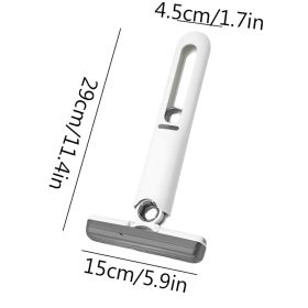 Mini Desktop Household Hands-free Rotating Cleaning Mop Suitable For Bathroom And Kitchen