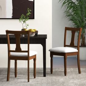 Kitchen Dining Chair With Linen Fabric And Storage Space