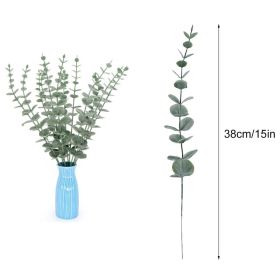 20 Pcs Artificial Eucalyptus Leaves Stems Real Touch Greenery Branch In Bulk