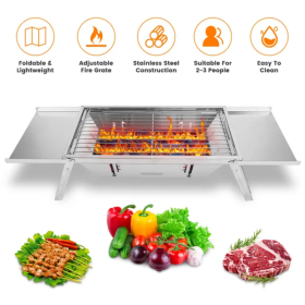 3 In 1 Foldable Charcoal Grill