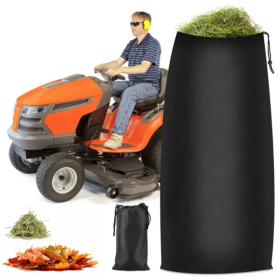 Lawn Tractor Leaf Bag 54 Cubic Feet Standard Garden Waste  Bag W  112in Opening For Fast   Easy Leaf  Riding Lawn Mower Rubbish Bag Outdoor