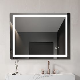 LED Bathroom Mirror With Touch Button Control