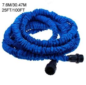 Telescopic Garden Hose With Spray Gun For Flexible Water Spraying (Option: 100feet)