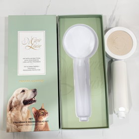 Aromatherapy Handheld Shower Head - High Pressure Filter For Hard Water - Nourishing Essential Oils For Skin & Hair, Portable & Easy Assembly (Color: Green)