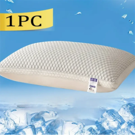 Cooling Breathable Tofu Pillows (Option: Grey-1Pc)