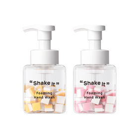 DIY Shake Foam Hand Sanitizer (Option: 2bottles yellow plus pinK)