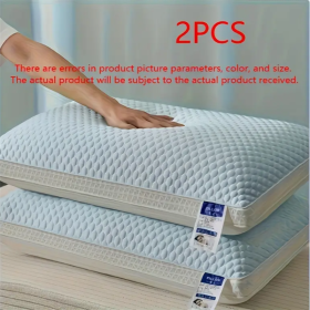 Cooling Breathable Tofu Pillows 2 PACK (Option: Deep Blue)
